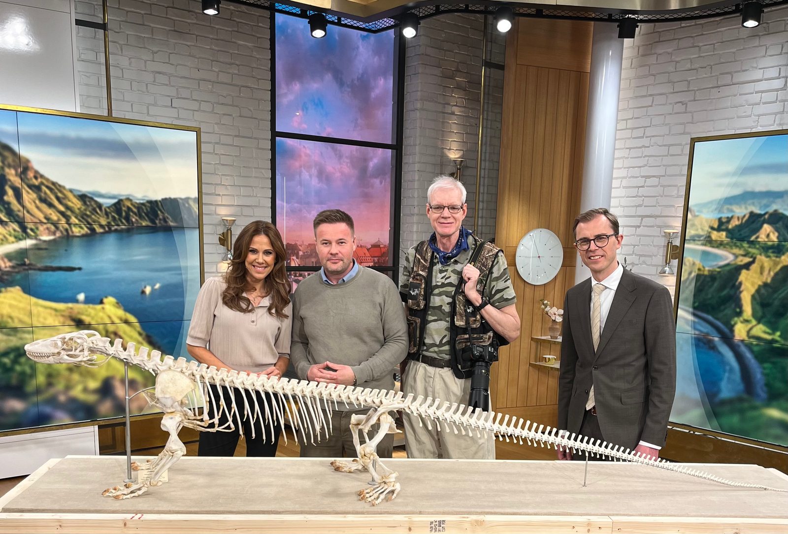 Balbo på TV4 Nyhetsmorgon med David Bernvi och Jan Fleischmann samt Sofia Geite och Thomas Ritte.r