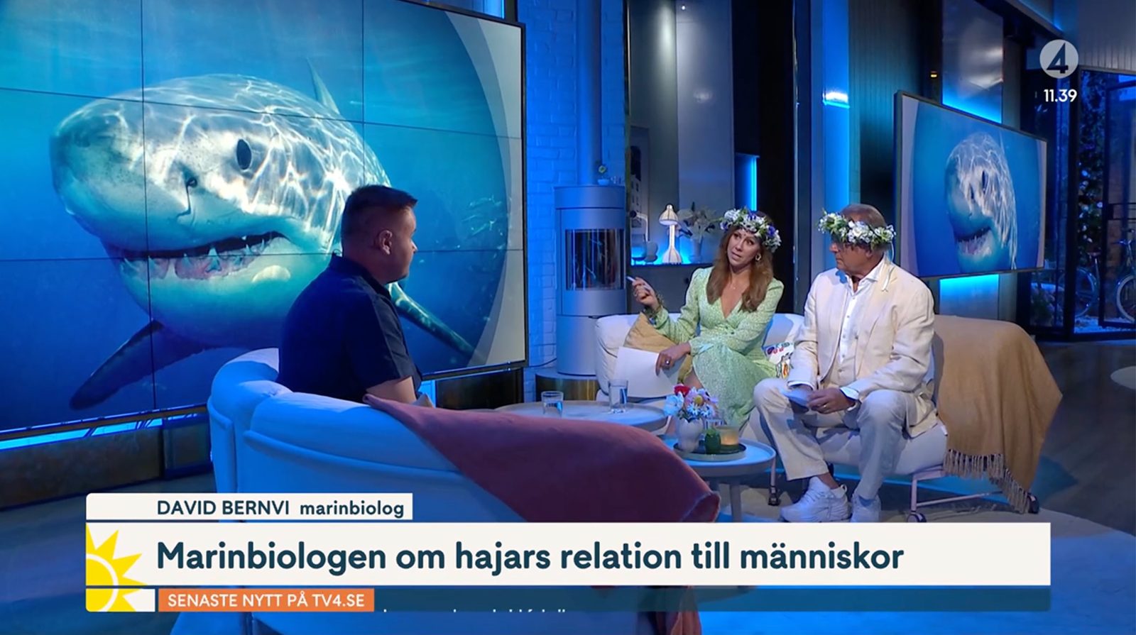 Programledare idag var Steffo Törnquist och Sofia Geite.